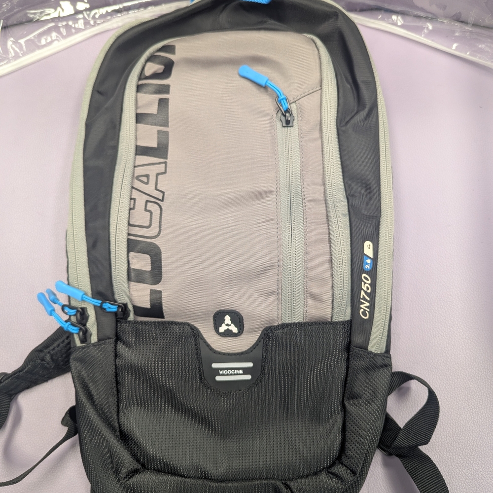 Gray and Black Men's Backpack